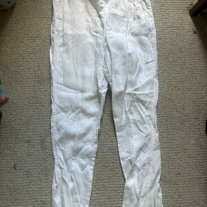 White Linen Pants